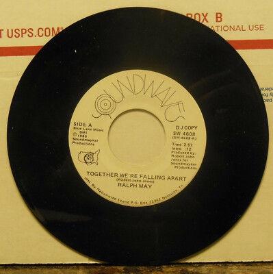 DJ COPY! Ralph May: Together We're Falling Apart, 45 RPM EX