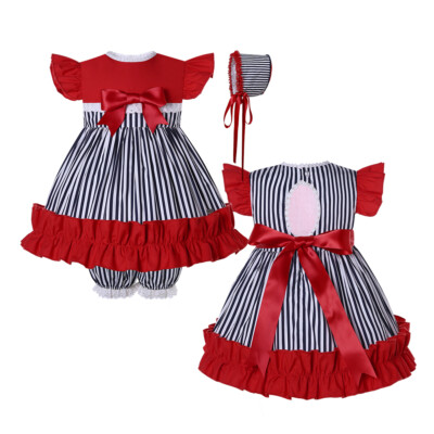 Vintage Baby Girl Dresses 6-9 9-12 12-18 18-24 Months Striped Party Clothes 3Pcs | eBay Vintage Baby Girl Dresses 6-9 9-12 12-18 18-24 Months Striped Party Clothes 3Pcs | eBay