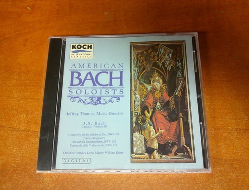 American Bach Soloists: Cantatas, Volume III by Bach and Thomas, Jeffrey NEW CD