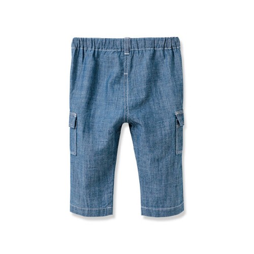 Size 3T New Boys Pants Boys Blue Chambray Pants Size 3 years 3T - Picture 7 of 7