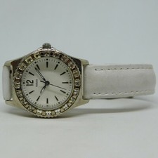GUESS Waterpro U95176L1 Genuine Leather Quartz Analog Women's Watch New Battery
