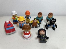 Fisher Price Little People Lot  More Builder Farmer Cowboy Firefighter Woman