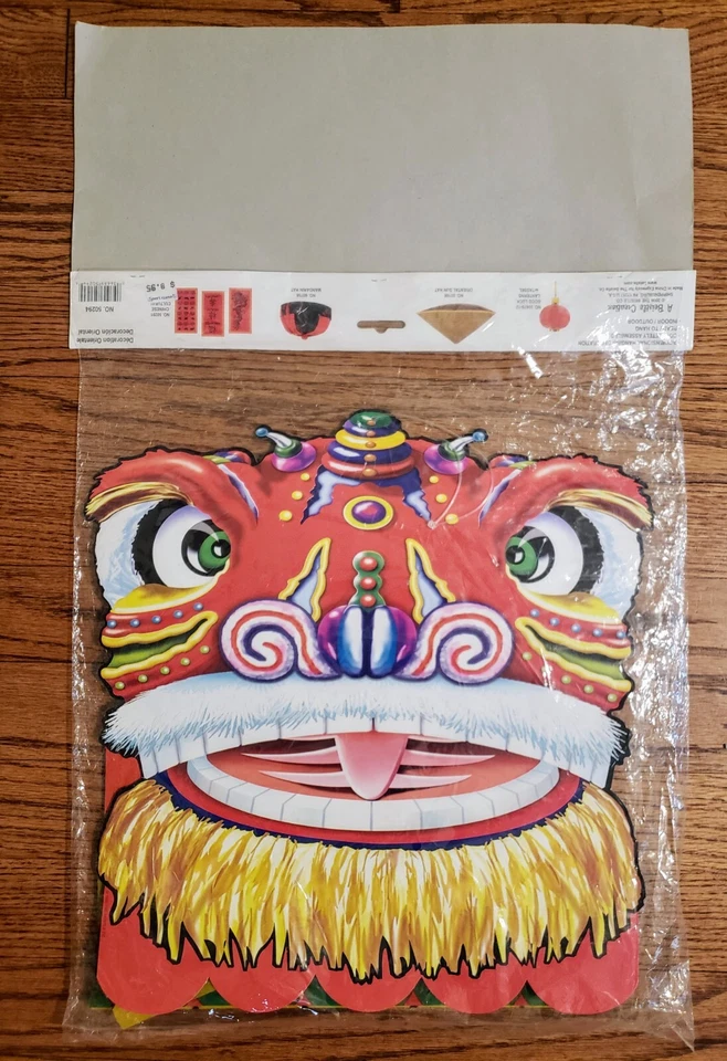 NUEVO BEISTLE DRAGON Año Nuevo Chino 12 PIES DE LARGO Decoración de Techo 12 pulgadas ancho Foto 2 de 4