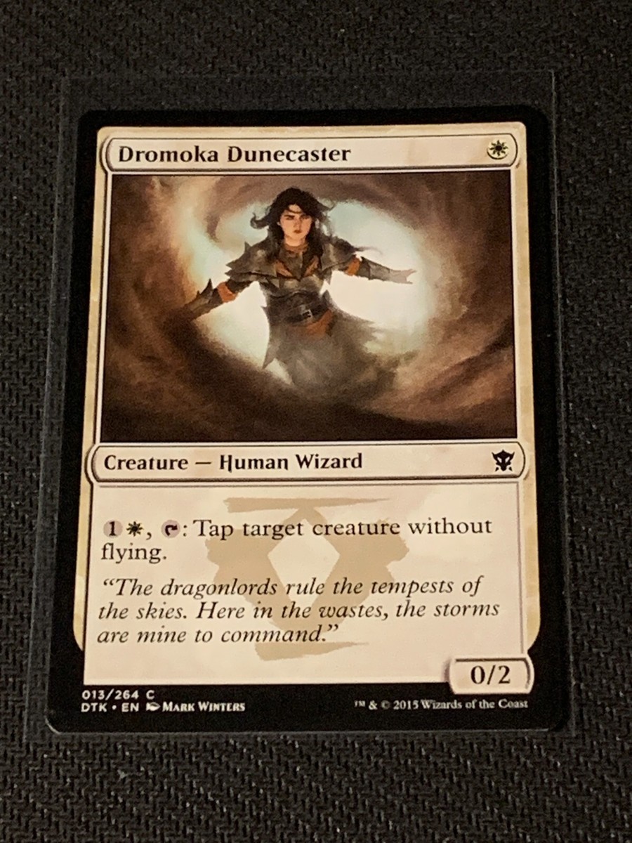 mtg dromoka cards Magic the Gathering Dragons of Tarkir Dunecaster Dragonlord Dromoka | Magic: the