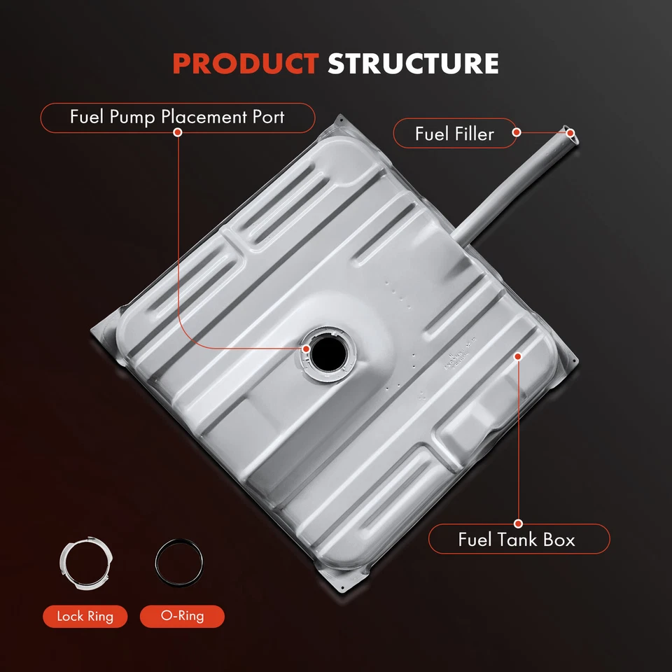 Nuevo tanque de combustible de 26 galones con anillo de bloqueo para Oldsmobile Delta 88 1975-1976 419546 Foto 2 de 4