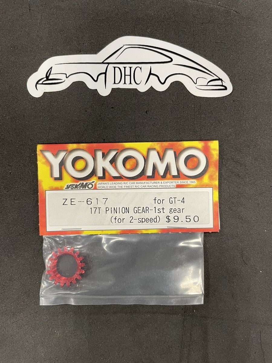 Yokomo Vintage RC Car Part # ZE-617 Pinion Gear 17T 1st for GT-4