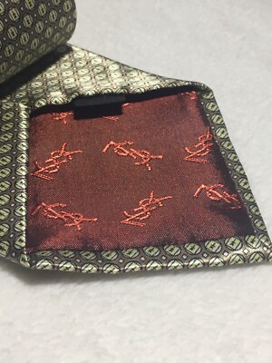 【関税＆送料込み】Saint Laurent Silk Tie wide tie in silk grosgrain | Saint Laurent | YSL US