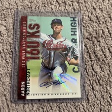 2015 Topps Career High Auto Aaron Northcraft #CHA-AN Auto Atlanta Braves