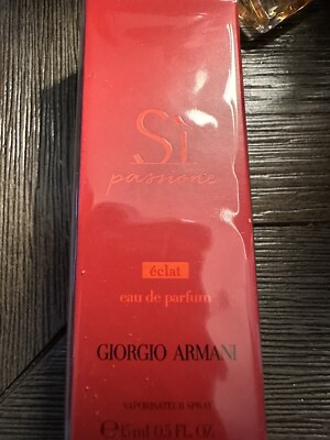 Giorgio Armani Si Passione ECLAT WOMAN Eau De Parfum 15ml Spray!! NIB!