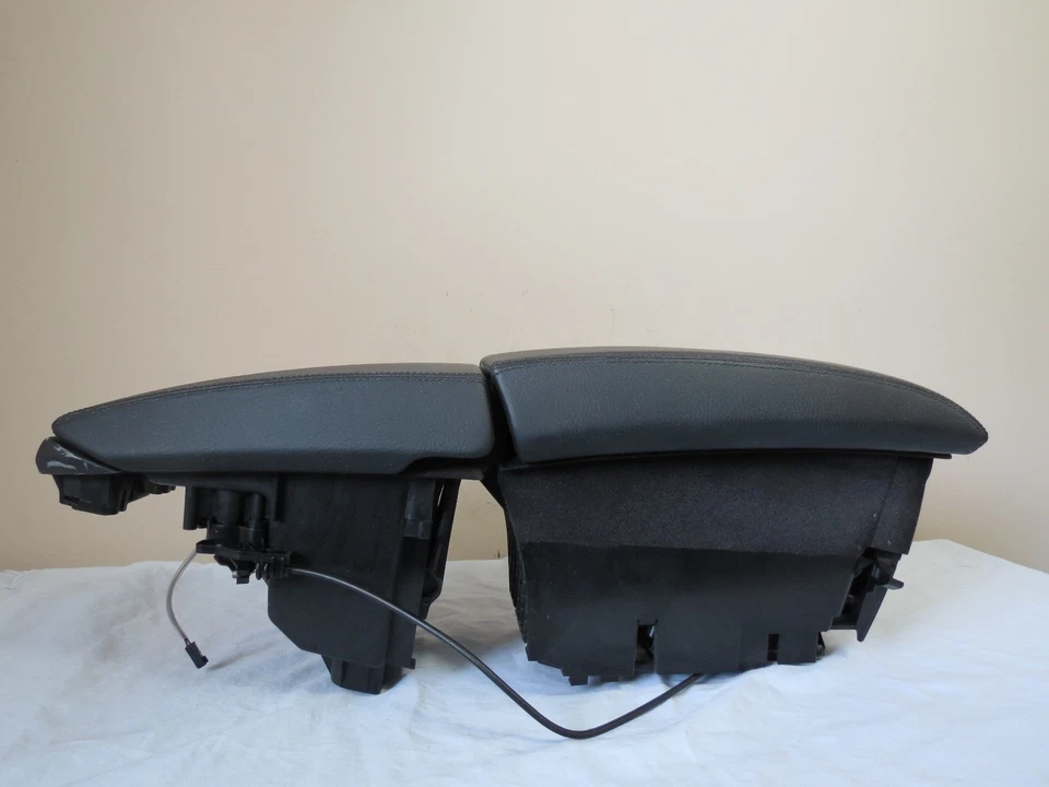 04 05 06 07 08 09 10 BMW e63 e64 Serie 6 Apoyabrazos Codo Almohadilla Apoyabrazos Negro OEM Foto 2 de 4