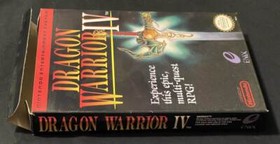 DRAGON WARRIOR IV NES BOX ONLY NINTENDO SEAL NICE ENIX
