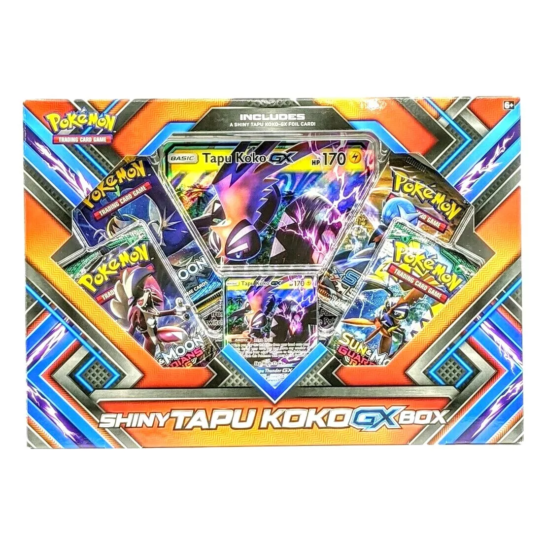 Pokemon Shiny Tapu Koko GX Box  Pokemon, Pokemon trading card, Cool pokemon