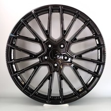 22" 811 gloss black alloy wheels  5x130 to fit porsche cayenne