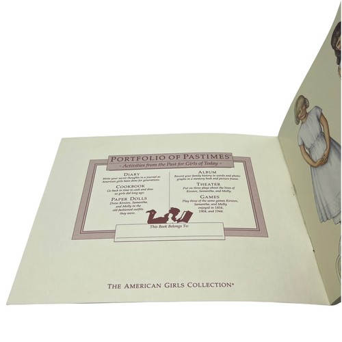 American Girls Portfolio of Pastimes Paper Dolls Kirsten Samantha Molly Uncut - Picture 2 of 6