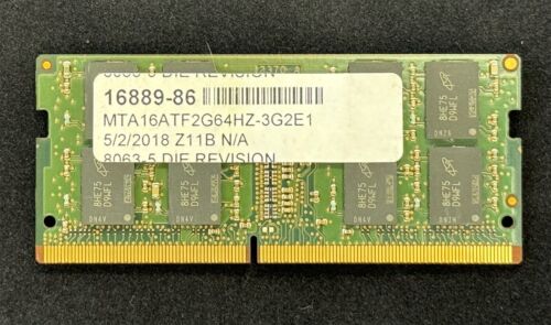16GB Micron MTA8ATF2G64HZ-3G2E1 DDR4 3200 MHz PC4-25600 2Rx8 SODIMM für Laptops - Bild 2 von 2