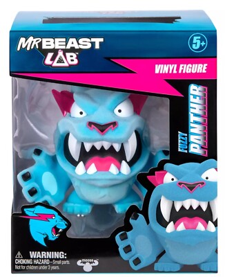 SDCC 2024 Mr Beast Labs Exclusive Moose Toys Fuzzy Panther Vinyl