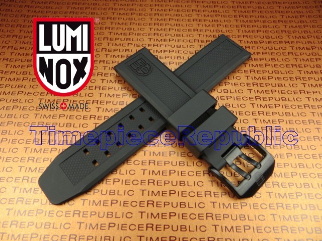LUMINOX 23mm Rubber Strap Watch Band 3050 3950 Colormark