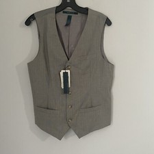 Perry Ellis Men s Travel Luxe Dressy Essentials Dressy Vest size S