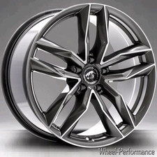 17 Zoll DX5 Alufelgen 7,5x17 5x112 ET35 anthrazit poliert für Audi und Infiniti