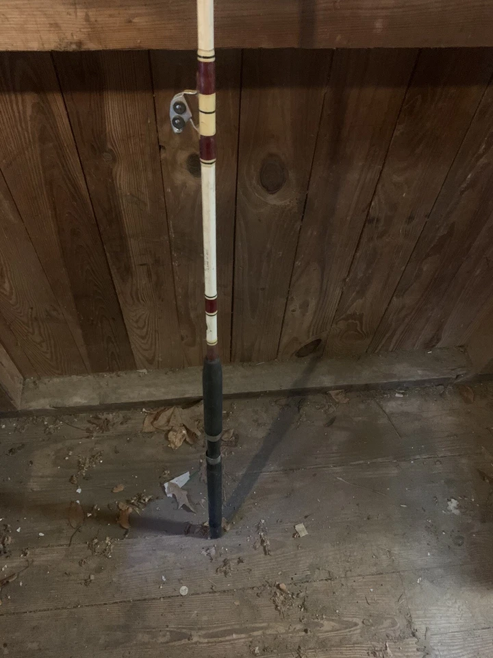 Penn Special Senator 复古 6/0 钓鱼竿 3165 ARW 6.6' 40-60 美国制造 AFTCO — 第 3/4 张图片