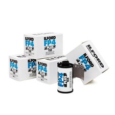 5x Ilford FP4 Fp 4 135 36 135 Film Analogfilm S/W B/W Film Schwarzweißfilm 