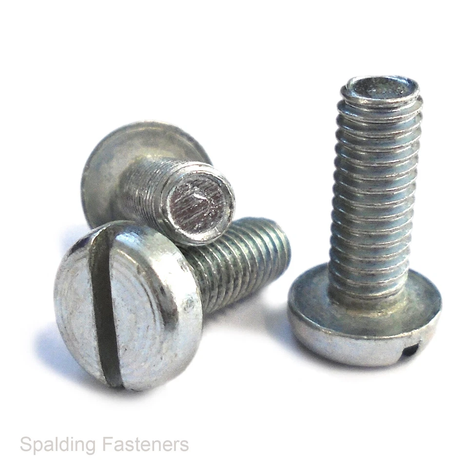 SPALDING FASTENERS UNC A2 PAN SLOTTED HEAD MACHINE SCREWS
