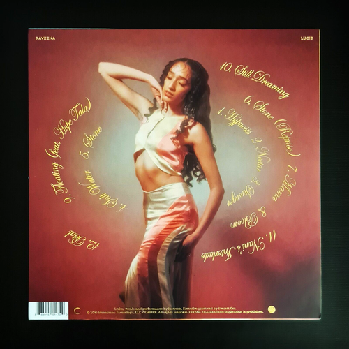 RAVEENA - LUCID Limited Edition RED TRANSLUCENT Vinyl LP Funk Soul R&B US Import - Picture 3 of 4
