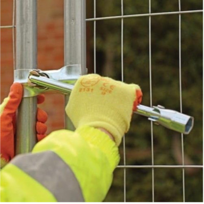 3 Prong Security Wire Site Fence/Fencing & 7/16w Scaffold Spanner Anti Tamper