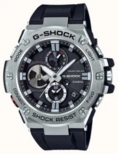 Casio GST-B100-1ACR Men's Watch NEW G-Steel G-Shock Quartz Solar Bluetooth