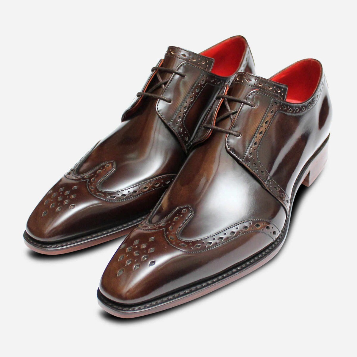 Zapatos Jeffery West originales ingleses en nogal en escabeche