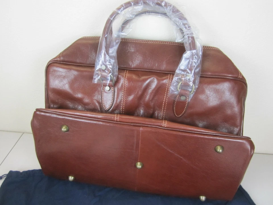 Floto Italian Leather Venezia Trunk Duffle Travel Bag Suitcase (Brand New) - Image 2 of 4