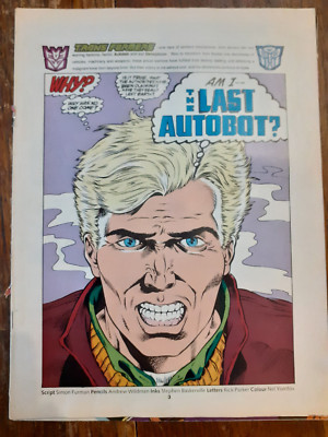 Transformers Marvel UK issue number 329 7 December 1991