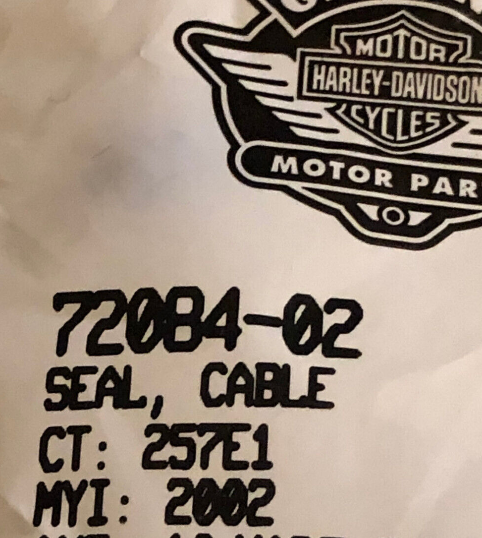の Genuine Harley Davidson Seal, Cable 72084-02 New | eBay
