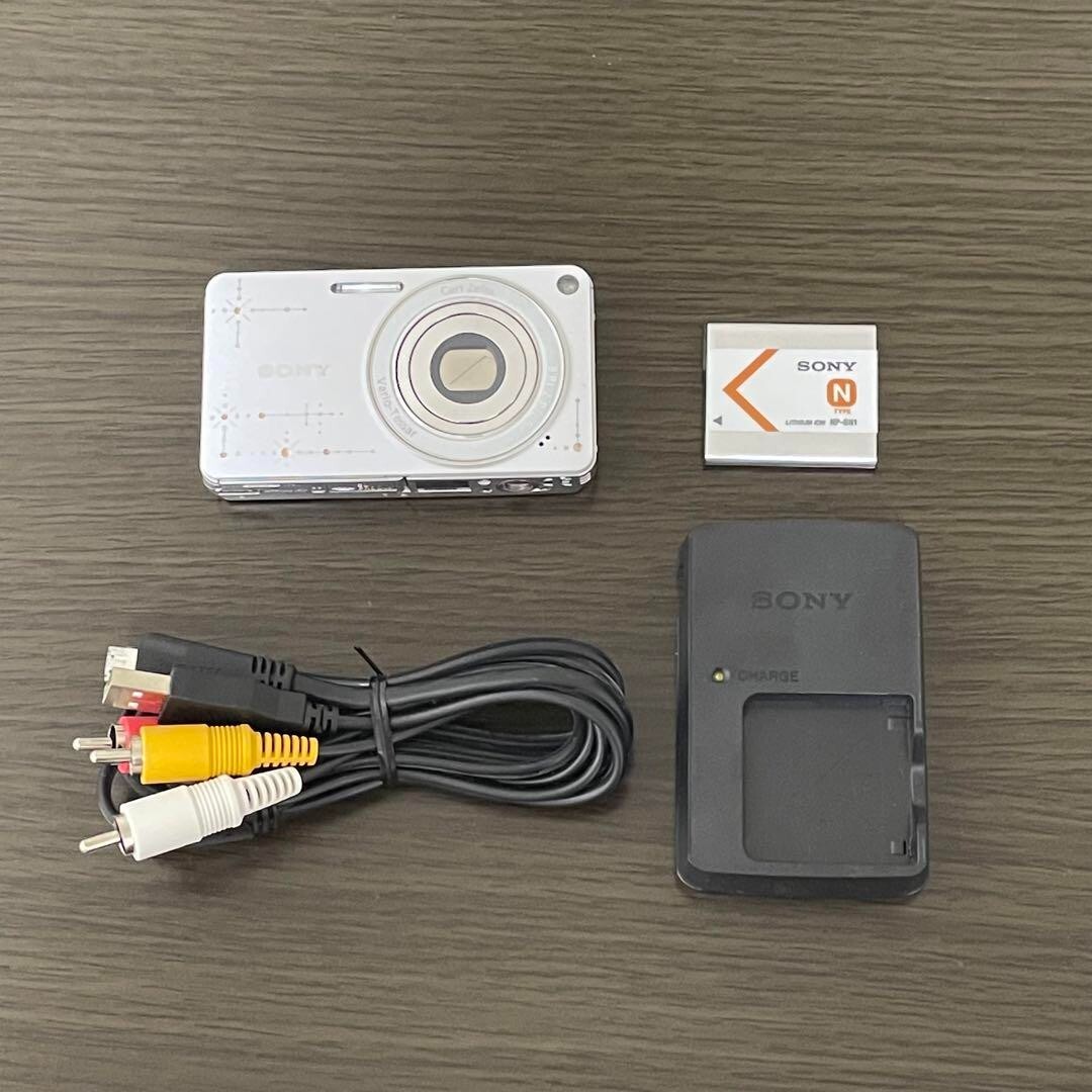 SONY Cyber-shot DSC-W350D Jewel White 14.1MP Camera only