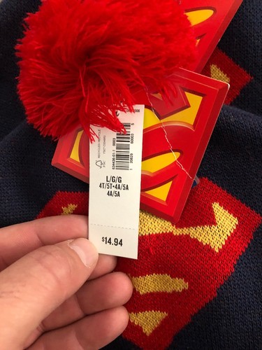 Old Navy Superman Child’s Winter Hat 12-24months - Picture 7 of 7