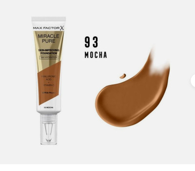 MAX FACTOR X Miracle Pure Skin Improving Foundation 24H Hydration 30ml 93 Mokka
