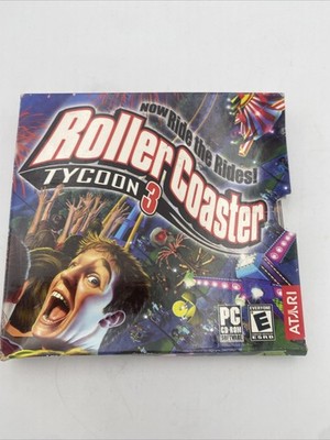 Roller Coaster Tycoon 3 (PC Game CD-ROM, 2004) D