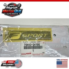 Lexus Genuine F Sport Emblem Name Plate Luggage Compartment Rc200t Rc350 Rc300