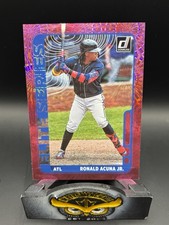 2021 Panini Donruss - Elite Series Ronald Acuña Jr. #ES4 Pink Fireworks