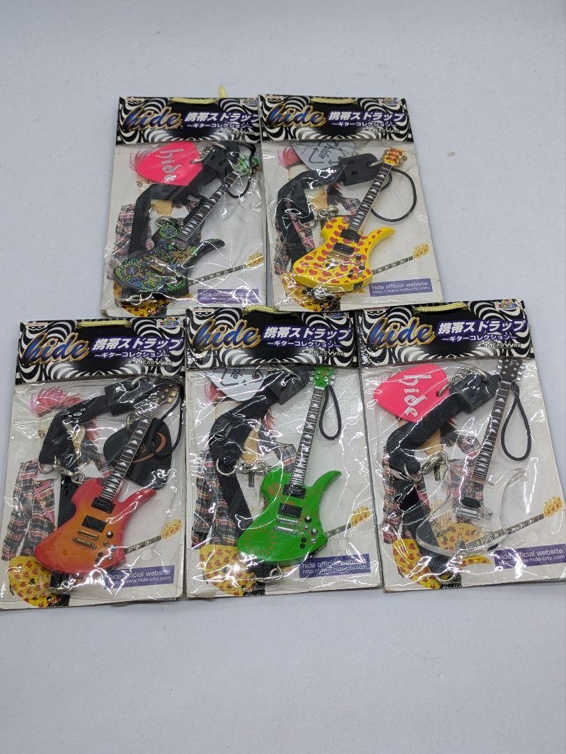 【美品】hide Guitar Collection hide Guitar Collection Official Figure Set: SHOCKING PINK