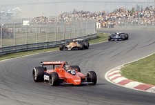 Gran Premio de Canadá 1979 Ricardo Zunino 7ª posición automovilismo foto antigua
