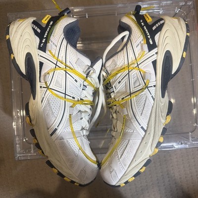 Size 8.5 US - Asics Trouble Smile Asics Gel-Kahana TR V2 White Yellow -Deadstock