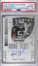 2014 Panini Contenders Khalil Mack #224 PSA 10 GEM MT Auto 1j6