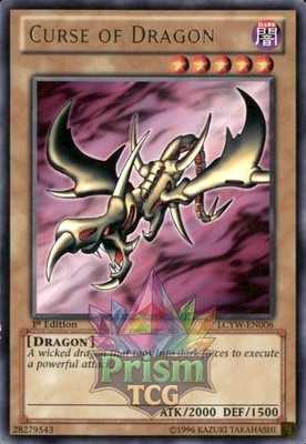 1. Auflage Fluch des Drachen Rare LCYW-DE006 Yugioh