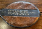 VTG WILSON "ADVANTAGE" WOODEN TENNIS RACQUET. ANTIQUE 4 5/8 Grip Leather Orig — photo 9
