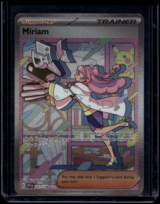 Pokemon TCG Miriam 251/198 Scarlet Violet Base Special Illustration Rare NM (C)