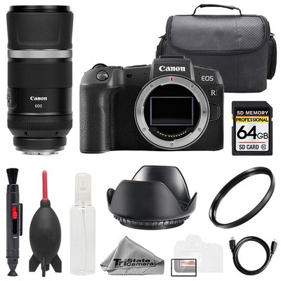 Canon EOS RP + RF 600mm f/11 IS STM Lens +64GB+ UV Filter- Basic Kit