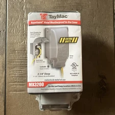 New Taymac Mx3200 1 -Gang Vertical Weatherproof Cover Aluminum Sealed