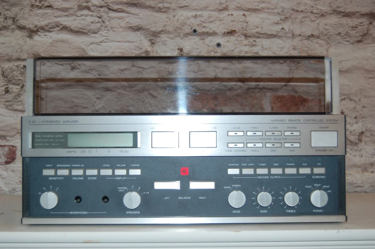 Amplificador HiFi Revox B-251 / Totalmente Funcional / Óptico ¡Excelente Estado!!