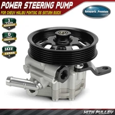 Power Steering Pump w/Pulley for Chevy Malibu 08-12 Pontiac G6 Saturn Aura Buick